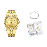 Браслет из нержавеющей стали золотого тона [Оригинальная коробка + браслет]