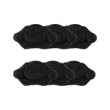 Черный [6 пар], 8 мм утолщенный, регулировка размера обуви