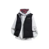 Комплект одежды (Светло-серый флисовый свитшот + Двусторонний черный утолщенный жилет)