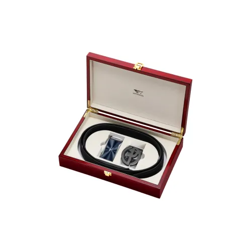 SEPTWOLVES Ремни из коровьей кожи спилок мужские 3,5 см