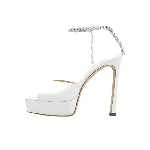 Jimmy Choo Saeda One Ремень Сандалии Женские Белые