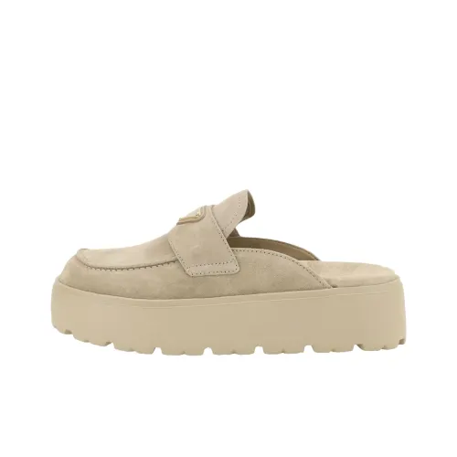 PRADA Домашние тапочки Женские Бежевые