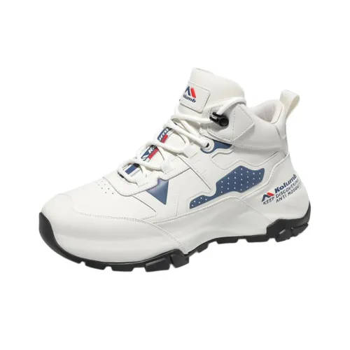 KOLUMB The Support IS Anti-slip MID Топ Повседневная обувь Мужская Белый Синий