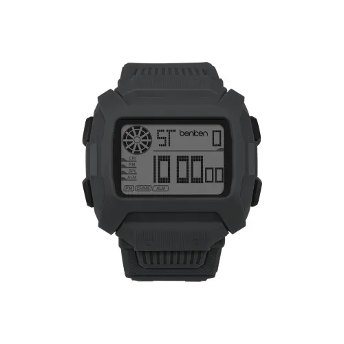 BENKEN Электронный механизм ремешок из TPU мужские часы серый циферблат