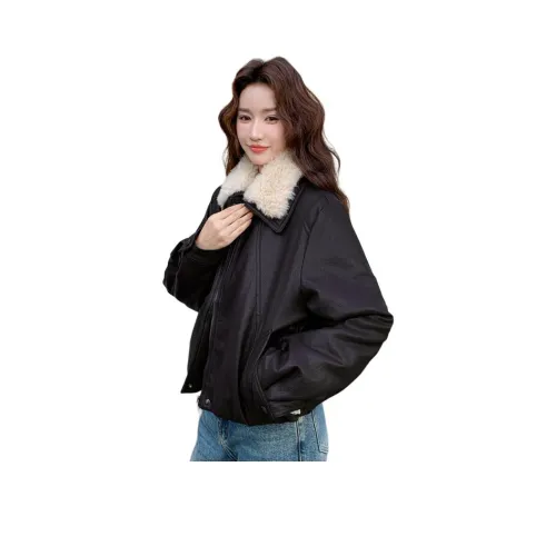 MEXICAN Пуховая куртка из кожи куртка женская