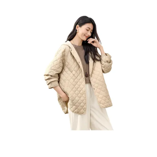 IHIMI Бежевый Абрикос Женские Пуховики