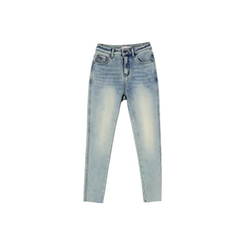 SIBAISHE Светло-синие женские джинсы