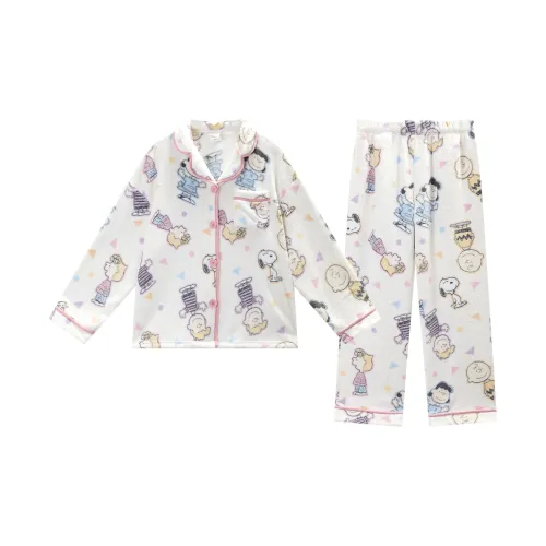 GUKOO X SNOOPY Пижамный комплект Женский Светло-желтый