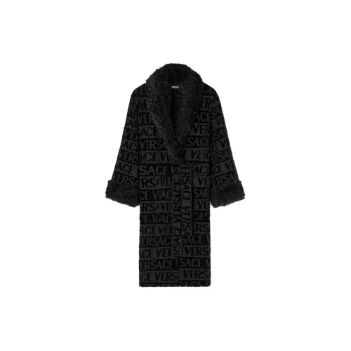 VERSACE Черный Унисекс Халаты для ванной