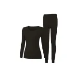 Комплект черного цвета с круглым вырезом