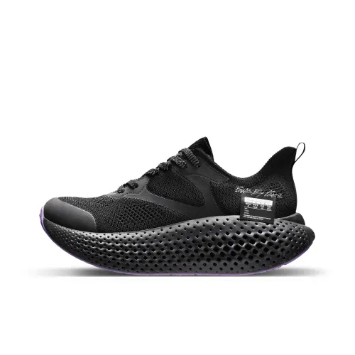 VESSEL 3D Printed GhostKnit Ткацкий Shadow Низкие Кроссовки для скейтбординга Унисекс Ink Shadow Черный