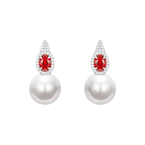 GAONAS Медный сплав Искусственный жемчуг Серьги Женские