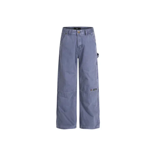 J.F.U French Worker Blue Men's Jeans J.F.U Французский рабочий синий мужской джинсы