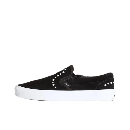 Vans CLASSIC Slip-On Скейтборд Кроссовки Унисекс Черный