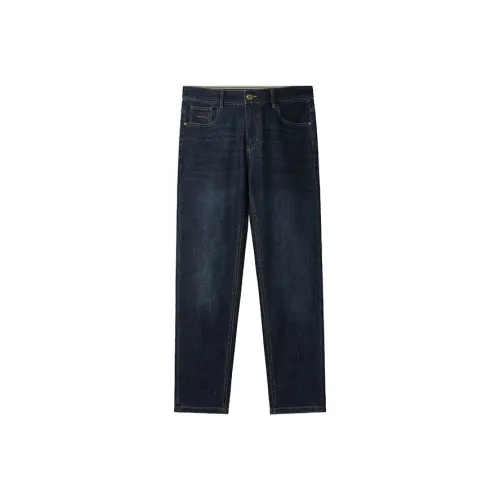 HLA Синий Серый DENIM GRADIENT Темный 07 Мужские Джинсы