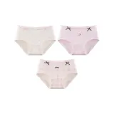 Группа C - Мультяшный девичий стиль - Отпечатки ног + Ушки кролика + Клетка