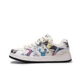 Белый, разноцветный