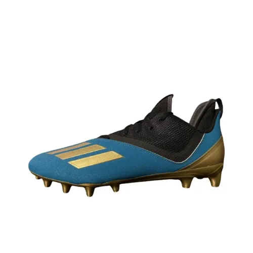 Adidas AG Искусственная трава Устойчивая к истиранию Дышащие Футбольные бутсы Мужские Черный Золотой