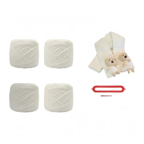 MENGXIAOZAI Милый Мягкий Медвежонок Шарф DIY Игрушки