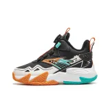 Чёрный/Оранжевый [Осенний Зимний Толстый Хлопок]