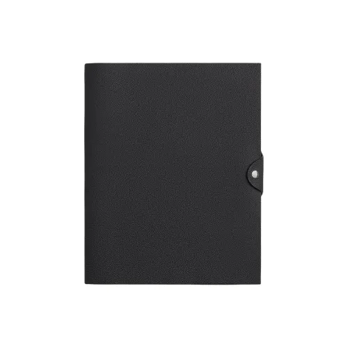 HERMES Ulysse Коровья кожа Togo Защитный чехол Унисекс 3Y Caban Черный Тряпочка Naval Синий