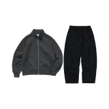 Темный Фотиния Серый Топ + Черные Штаны