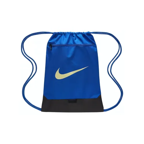 Nike Полиэстер Спортивный Рюкзак Унисекс Королевский Синий