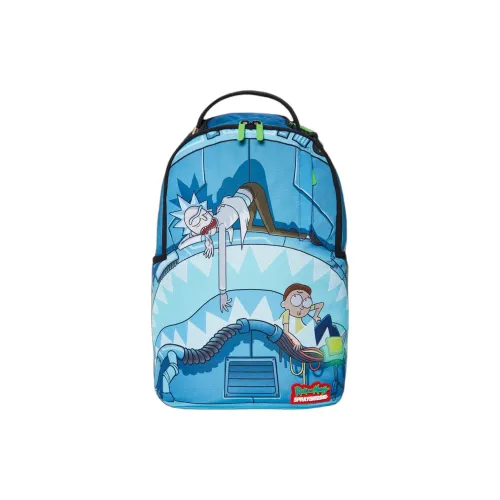 SPRAYGROUND Rick Morty Коллаборация Полиэстер Рюкзак Унисекс Многоцветный