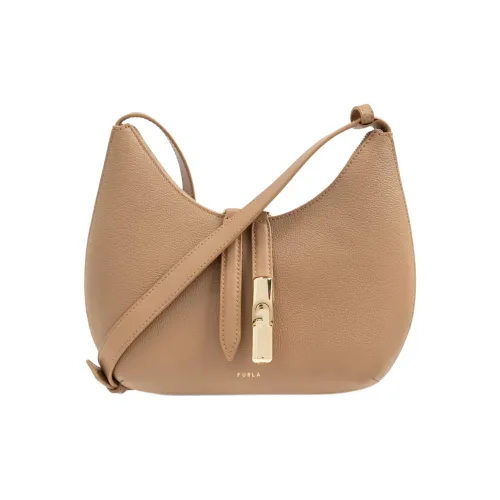 Furla Сумка через плечо из кожи маленькая сумка на плечо женская бежевая