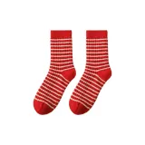 [Destiny Красный Год Процветания Год-Круглый 1 шт] Тонкие Горизонтальные Полосы