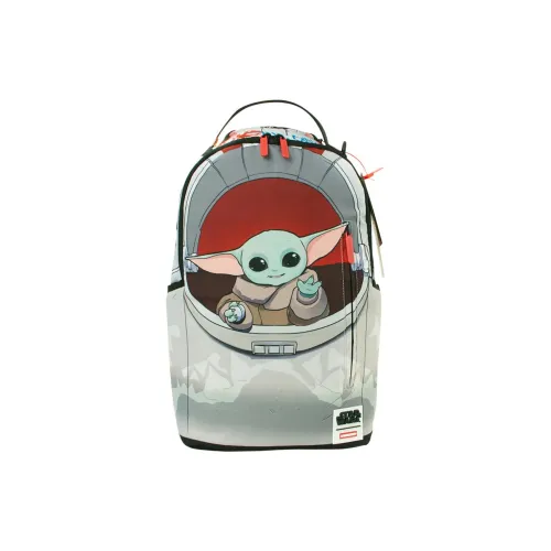 SPRAYGROUND Star Wars Совместный Полиэстер Рюкзак Детский Серый Зеленый