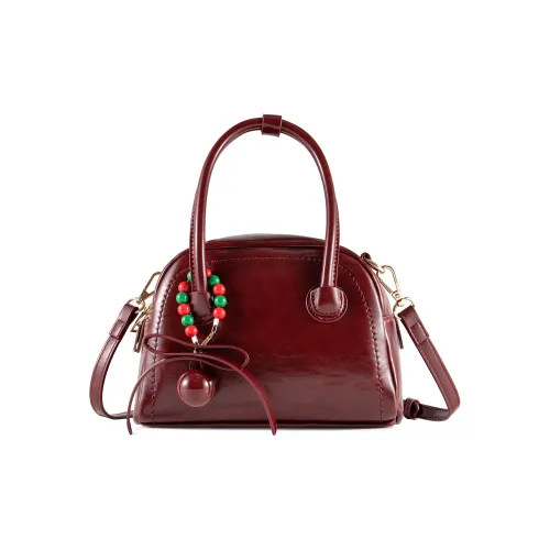 WEINIAO Сумка из синтетической кожи стандартная женская бордового цвета