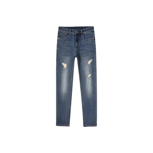 EOH EMBER OF HUE Синий Унисекс Джинсы