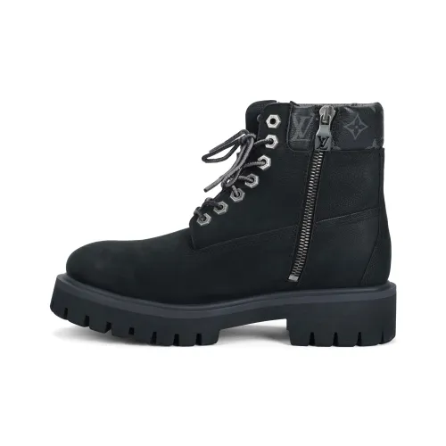 Timberland x LOUIS VUITTON Ankle Boot Martin Мужской Черный