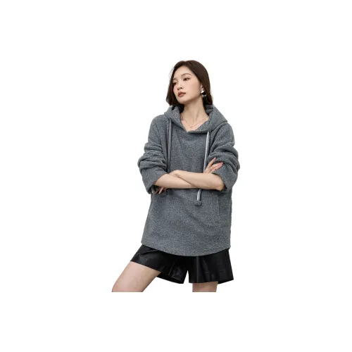 SMEN Loose Fit Топ Женский Серый