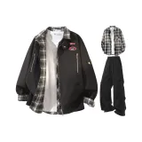 Чёрный топ + чёрные штаны