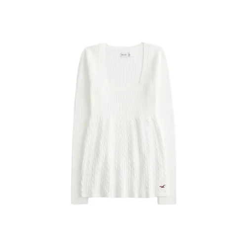 Hollister Белые Женские Свитера