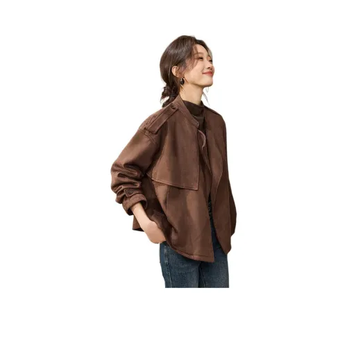 Mo Han Yi Mei Укороченное пальто женское