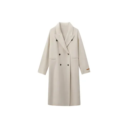 DITB Light Oatmeal Women's Coat DITB Светлый Овсяной Женский Пальто