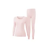 Круглый вырез, розовый комплект