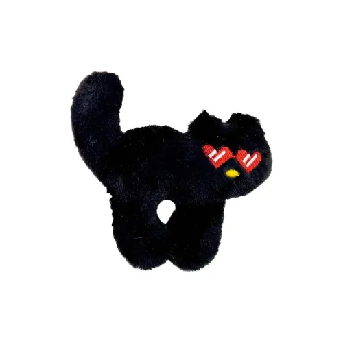 ROUERXIONG Сердце Солнцезащитные очки Кошка Плюшевый Брелок 9,5 см Длина Тела