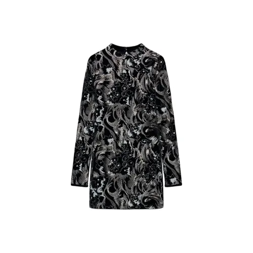 ZARA Collaboration Длинное платье с длинными рукавами женское