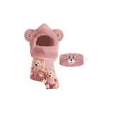 3D эффект Медведь-Розовый + Маска для лица [Не медицинский]