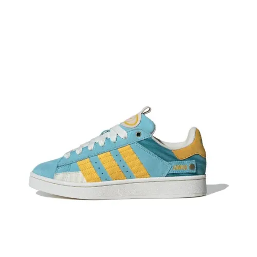 Adidas Originals CAMPUS 00s Устойчивые к истиранию низкие скейтборд-кроссовки Унисекс Синий Желтый