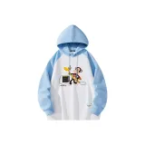 Светло-синий и белый