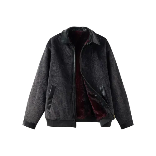 YATSI Черный [X Алый Reaper X] Унисекс Пуховики