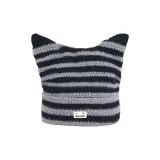 Серый, черный, полосы