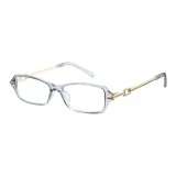 Прозрачно-серая рамка с белыми линзами T43