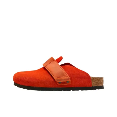 Birkenstock Loma Abrasion Resistant Домашние тапочки Унисекс Оранжево-красный Обычный Свободный крой