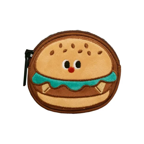 VANWALK Полиэстер Монета Кошелек Унисекс Милый Чизкейк Карамель Цвет Печенья Милый Баклажан Милый Гамбургер